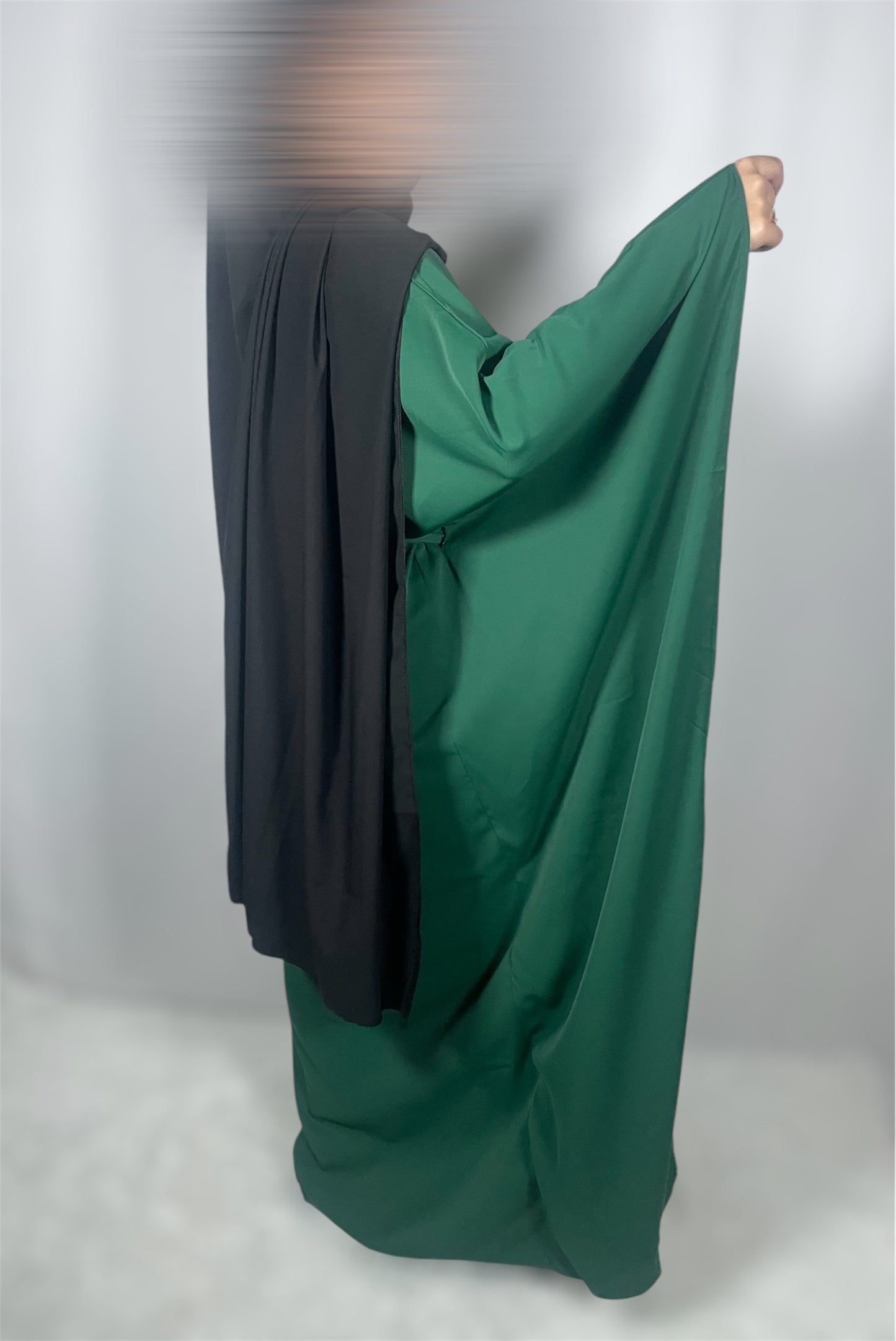 Robe Zaïna vert sapin