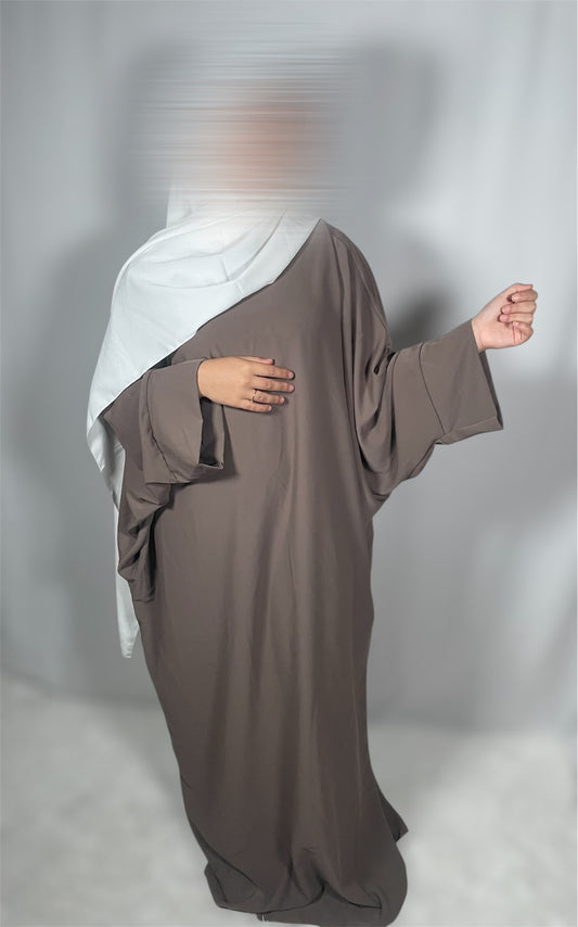 Abaya Huda taupe