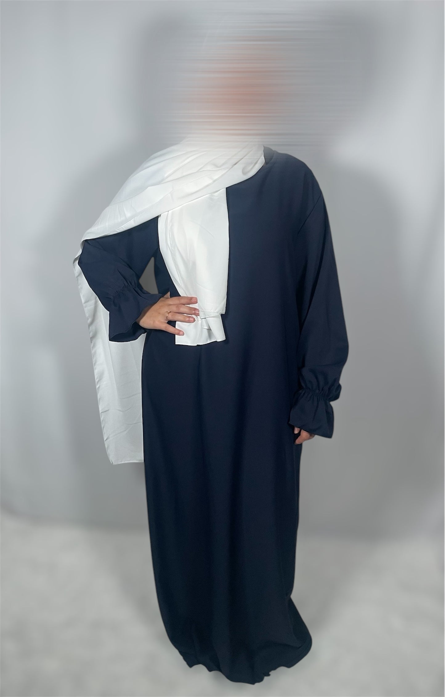 Abaya Eliyah bleu marine