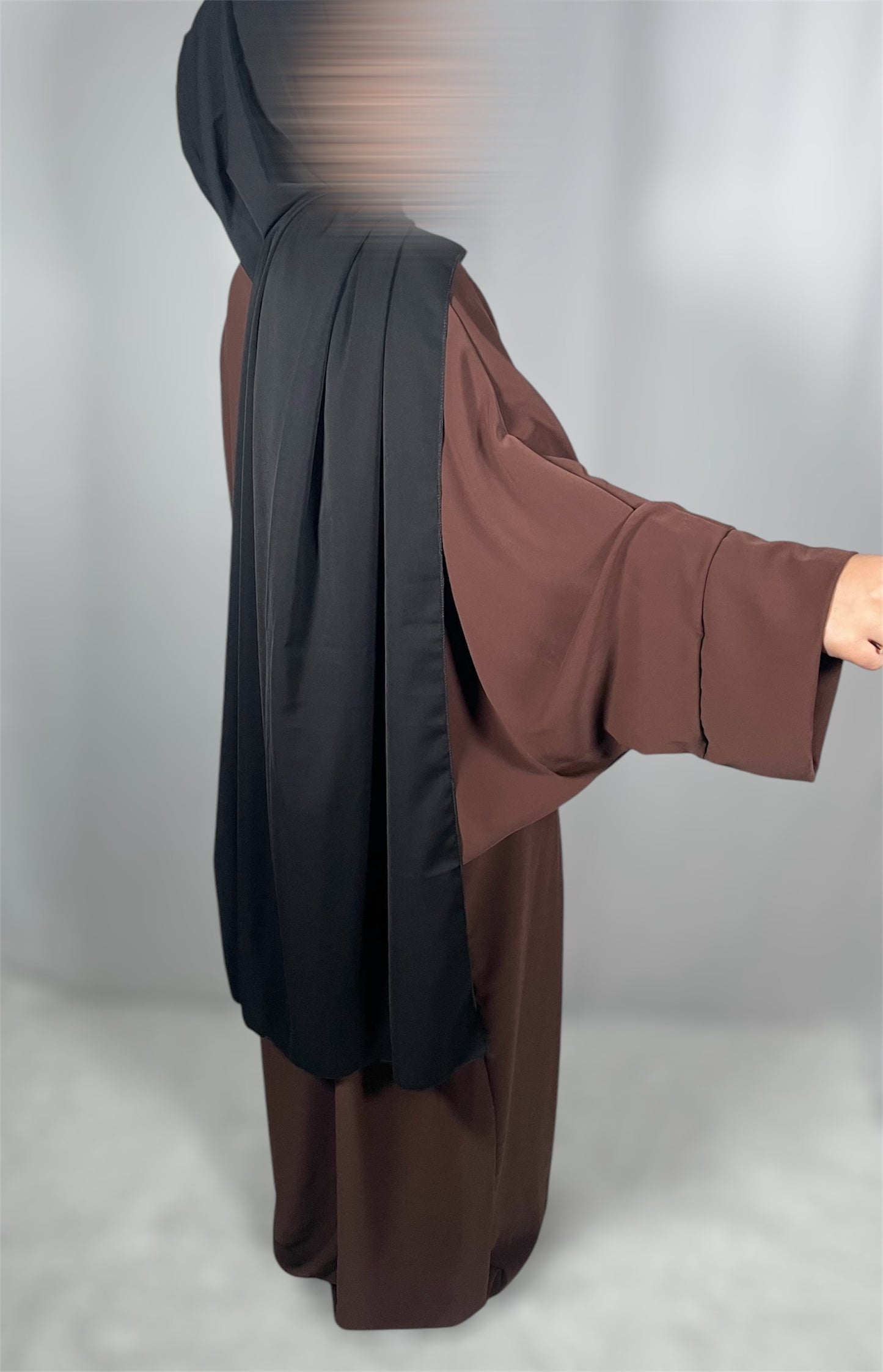 Abaya Huda marron