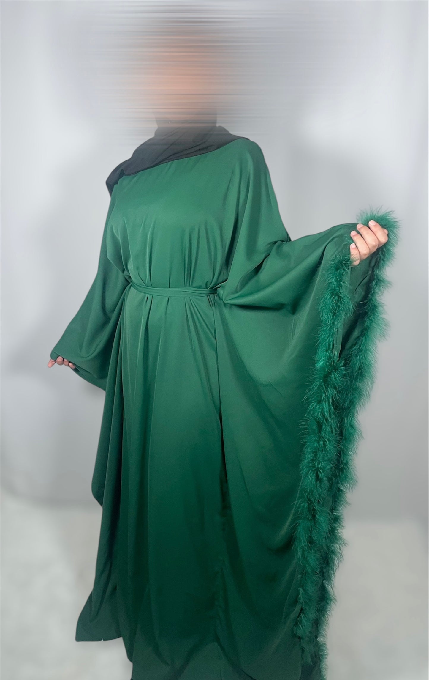 Robe Zaïna vert sapin