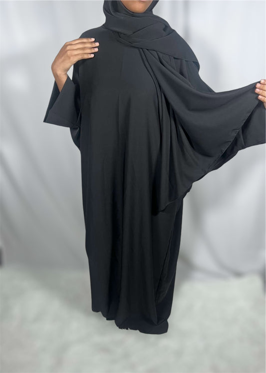 Abaya Huda noir